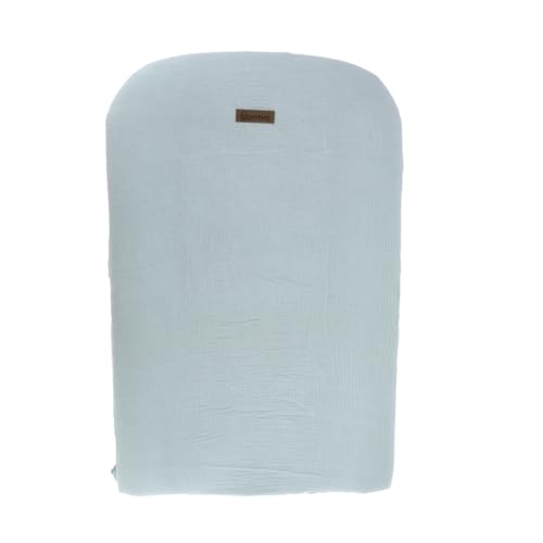 Domiva – Funda para cambiar pañales, 50 x 75 cm, color azul vintage, de gas de algodón