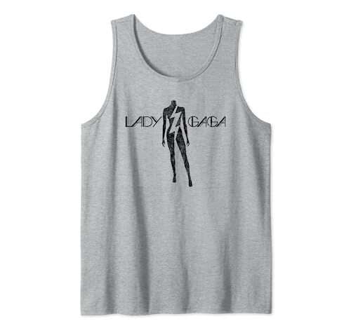 Logotipo oficial de Lady Gaga Lightning Black Camiseta sin Mangas