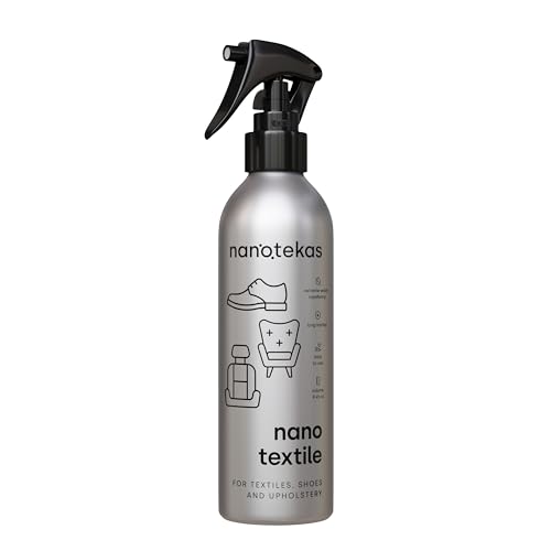Nanotec Nano Tec - Revestimiento de tela para textiles - Protección para zapatos, sofá, asientos de coche, cortinas, alfombras y artículos personales - Spray 250 ml
