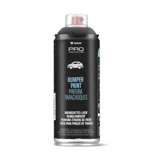 Montana Colors, Pulverizador, MTN PRO Pintura Parachoques - Negro, Spray 400ml