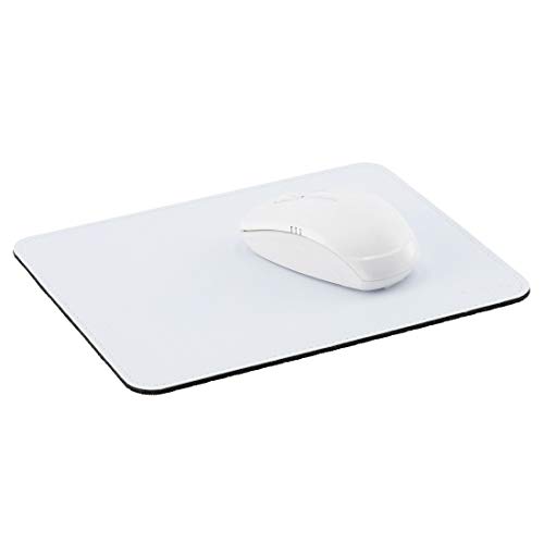 Hama Alfombrilla de poliuretano símil piel, Blanco