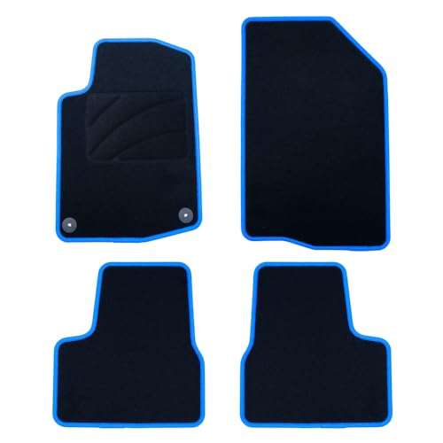 OCC DESIGN Alfombra A Medida 208 (2012-2019) 5PZ Ribete Azul
