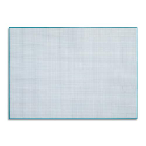 Papel cuadriculado para escribir y dibujar I para arrancar I Papel matemático con estructura de lineas I para oficina y escuela I DIN A3 I grande I azul I offset 90 g/m² 40 hojas I dv_782