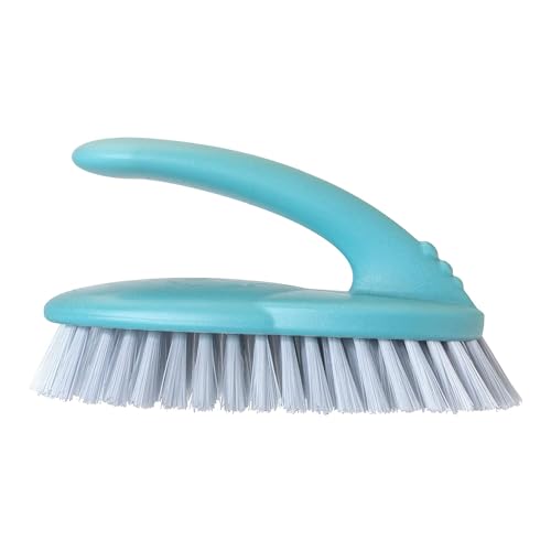 VIGAR 783 Cepillo para Ropa Multifuncional con Asa Ergonomica y Cerdas Duras, PP, Azul, 16 x 7 x 9 cm