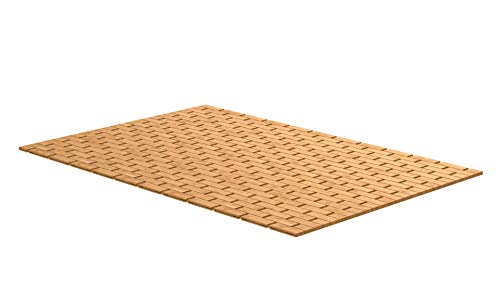 EISL Alfombrilla de baño, Bambú, 50 x 70 cm
