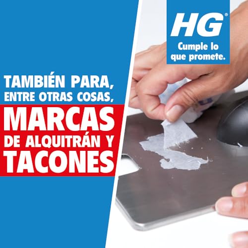 HG Elimina Adhesivos, Eliminador de Residuos y Pegamento, Producto de Limpieza para Eliminar Pegamento, Alquitrán, Grasa y Aceite - 300ml