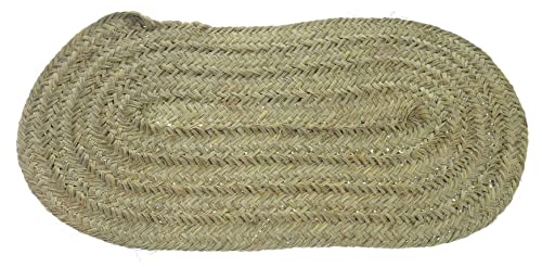 HERSIG - Alfombra Fibra Natural | Alfombra Esparto Oval - 100 cm