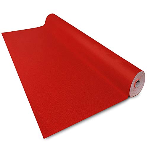 Floordirekt Alfombra Roja 100 x 300 cm - VIP para Eventos - Recepción - Bodas - Medida Deseada