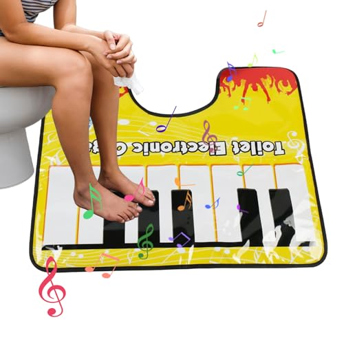 Alfombra De Piso De Inodoro, Alfombra De Sondeo De Piano Divertida De Maceta - Gags Divertidas Y Chistes Prácticos Para Niños, Niñas, Niños Para Baños, Dormitorio, Apartamento, Utilice Nuestro