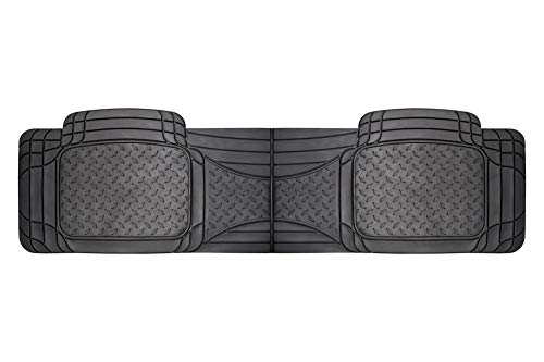 Good Year GOD9023 1 Juego de alfombras de Goma, para Coche de pasajeros, Puente recortables Color Goodyear, Negro 3 Piezas