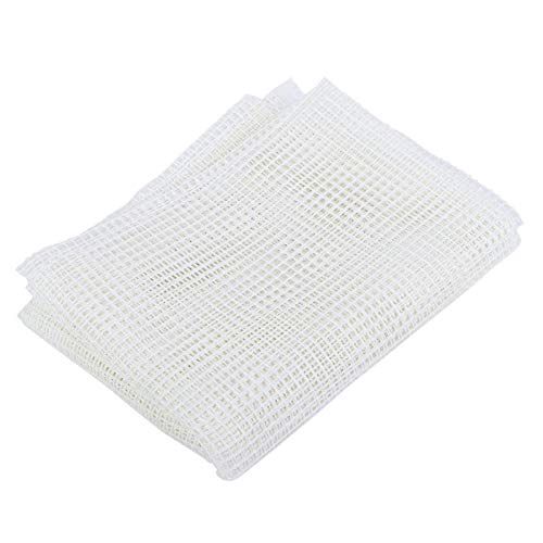 Jeanoko Fabricación de alfombras para hacer yo mismo kit, lienzo para alfombra de tela de malla transparente de malla de tela para alfombra (150x100c)