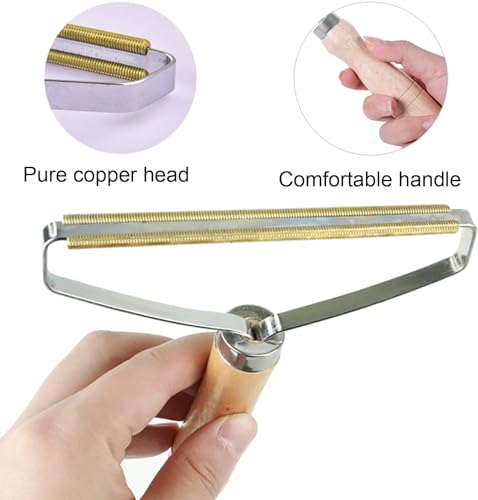 AMZFUK Removedor De Pelusa,Afeitadora Manual De Pelusa Reutilizable De Doble Cara,Cepillo De Viaje para Quitar Pelusa De Pelo De Mascotas Polvo En Ropa Y Muebles,para Alfombras,Pelo De Mascotas.