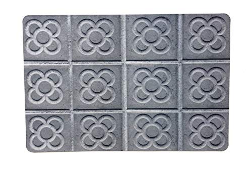 De'Carpet Alfombra Textil Suelo Barcelona Baldosa Hidráulica Original Moderna Lavable Baldosa Barcelona (40x60cm)