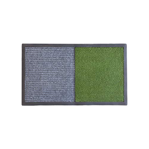 koko doormats Felpudo Entrada casa, Alfombras Puerta Entrada desinfectante para viviendas, Negocios u oficinas, Felpudo Exterior de Goma con Secciones de desinfección y Secado, 49x82x0.8 cm