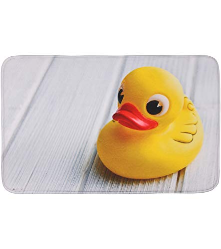 Sanilo Alfombra de baño I Gran selección de Alfombrillas para el baño I Alfombra Muy Suave y Antideslizante I Se Puede Lavar y Seca con rapidez (50 x 80 cm, Pato)