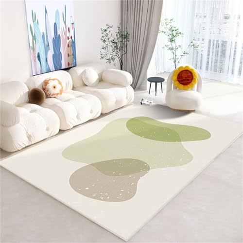 RUGMRZ Beige 50X80Cm Alfombra Minimalista Moderna Lavable A Máquina para Decoración del Hogar, Dormitorio De Bebé, Sala De Estar Alfombra Infantil Juvenil Alfombras Grandes Baratas Infantiles
