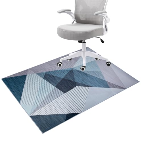 Honorstar Alfombrilla Protectora Suelo para Silla de Oficina 90x120cm Alfombra Antideslizante Silla Gaming Resistente a los Arañazos Alfombrilla Protección para Suelos Duros, Laminado, Parqué 02