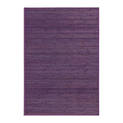 Lolahome Alfombra De Salón O Comedor Provenzal Lila De Bambú De 140 X 200 Cm France, 140X200
