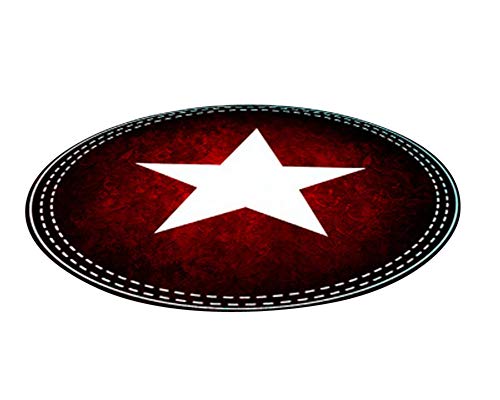 DianShaoA Alfombras impresas redondas multicoloras del área de la sala de estar para el dormitorio de la sala de estar 15 100cm