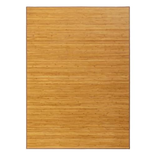 LOLAhome Alfombra salón de bambú Natural de 200x300 cm