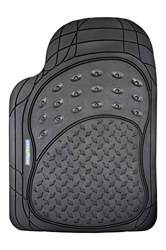 Good Year GOD9023 1 Juego de alfombras de Goma, para Coche de pasajeros, Puente recortables Color Goodyear, Negro 3 Piezas