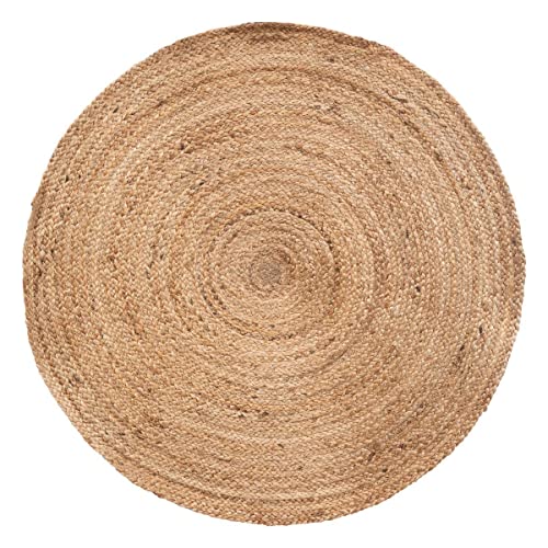 Alfombra - yute - D80 cm - Atmosphera créateur d'intérieur