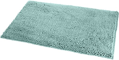 Amazon Basics Alfombrilla de baño, antideslizante, de microfibra, Verde espuma de mar, 86.36 x 53.34 cm