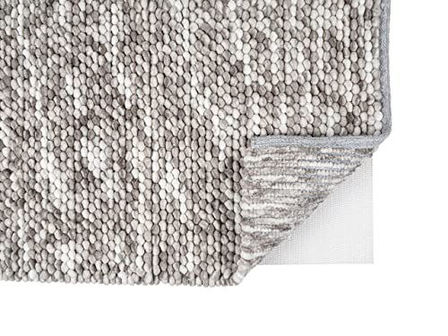 WENKO Base antideslizante para alfombras, robusta y recortable a medida, para diferentes tipos de suelo como laminados o cerámica y calefacción por suelo radiante, (An. x P) 70 x 140 cm, blanco