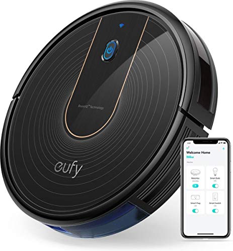 Eufy (BoostIQ) RoboVac 15C, robot aspirador, Wi-Fi, Ultra fino, 1300 Pa de potencia de succión, Silencioso, Robot aspirador con Auto recarga, aspira y limpia suelos y alfombras.