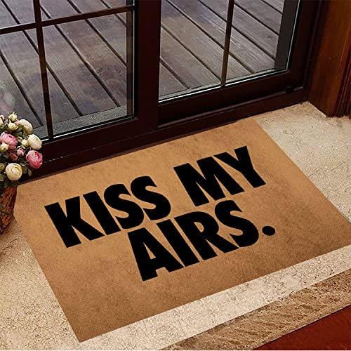 NA Felpudo Entrada casa Felpudo de Kiss My Airs, Divertido Felpudo para Puerta Delantera, Alfombra de Entrada, Felpudo Exterior Decoracion Hogar Regalos
