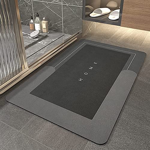 YeahBoom 40X60cm Agua súper Absorbente Alfombra de Baño,Alfombra De Baño Espuma,Alfombrilla de Baño Antideslizantes,Suave y acogedora Alfombra de Baño,para bañera, Ducha y Cuarto de baño