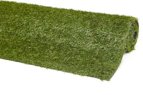 andiamo Jever – Césped Artificial en Verde, césped Enrollable, Alfombra de césped, terraza, balcón