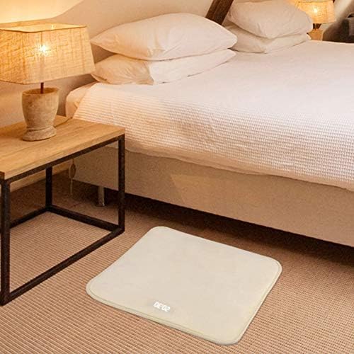 Reloj Despertador para Personas Que Duermen Pesadamente - Alfombra Sensible A La Presión - Reloj Despertador Digital LED Alfombra Inteligente Alarma Digital Reloj Despertador De Alfombra con Reloj