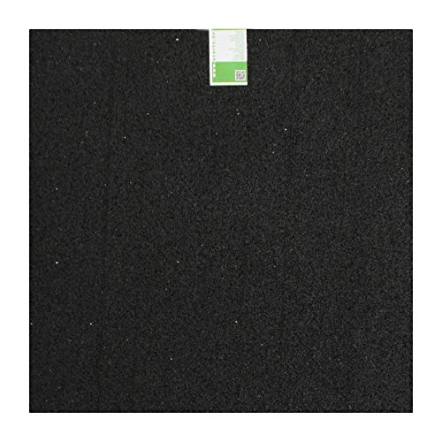 acerto 31699 Base de la lavadora hecha de granulados de goma - 60 x 60 x 0.6cm * Robusta * Alta densidad * Uso versátil | Base de la lavadora con amortiguación de vibraciones alfombra de granulado