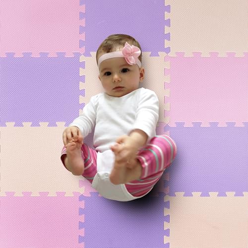 MioTetto Alfombra Bebe No Toxica - Tapete Bebe Suave y Cómodo para Aprendizaje, Desarrollo y Juego - Alfombra Infantil o Alfombra Puzzle para Niños - Colchonetas Infantiles Elegante y Segura