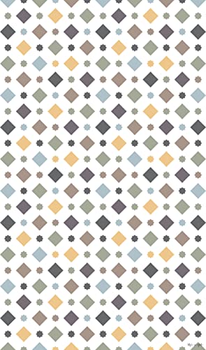 DobleUve Estudio Alfombra Vinílica Hidráulica 30 | Color Multicolor | 65x80 cm | Alfombra Cocina Lavable Antideslizante | Alfombra Vinilica | Suelo Vinílico | Alfombra Vinilo Salón