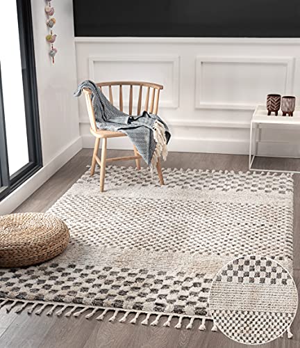 the carpet Vera - Alfombra de Pelo Largo con Efecto 3D, 30 mm, Muy Suave, 160 x 230 cm