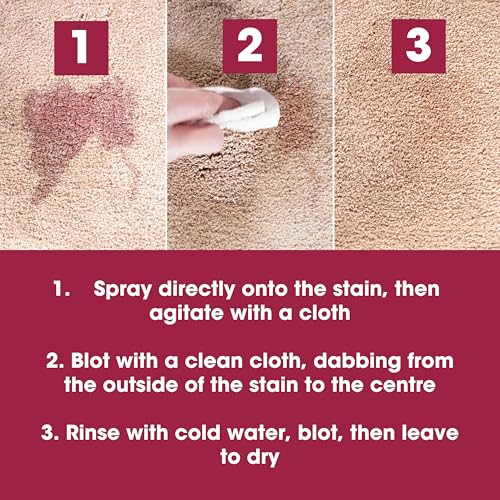 Furniture Clinic Quitamanchas de vino tinto: elimina fácilmente las manchas de vino tinto de alfombras, ropa y tapicería (125 ml)