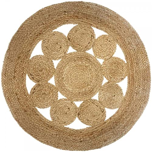 Paragüero Vintage, Macetero Metálico, Alfombra de Yute, Accesorios Decorativos. (YUTE)