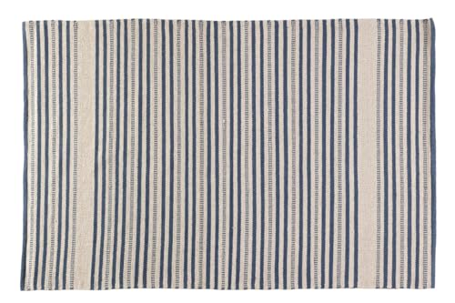 Jute & Co Alfombra, algodón, Multicolor, 140 x 200 cm