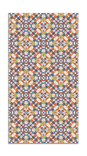 Panorama Alfombra Vinílica Azulejo Oriental Original 40x80 cm - Alfombra Cocina Vinilo - Alfombra Salón Antideslizante e Ignífuga - Alfombras Grandes - Alfombras PVC