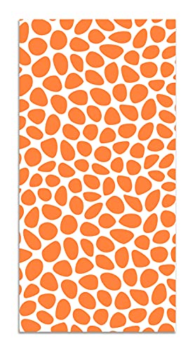 Panorama Alfombra Vinílica Cocina Baño - Varios Tamaños - (Patrón Empedrado Naranja 40x80 cm)
