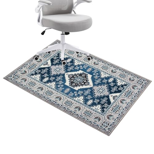 Honorstar Alfombrilla Protectora Suelo para Silla de Oficina Alfombra Antideslizante 90x120cm Silla Gaming Resistente a los Arañazos Alfombrilla Protección para Suelos Duros Laminado Parqué 4