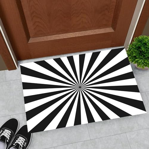 Alfombra de terciopelo de seda en blanco y negro con fondo abstracto para sala de estar y recámara