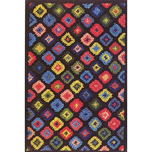 Kits Para Tejer Con Aguja De Lengüeta - Kits De Aguja De Lengüeta, Kits Para Hacer Alfombras Para Adultos Y Niños, Kit De Punto De Cruz De Bricolaje Patrón De Cuadros Coloridos Alfombra Costur