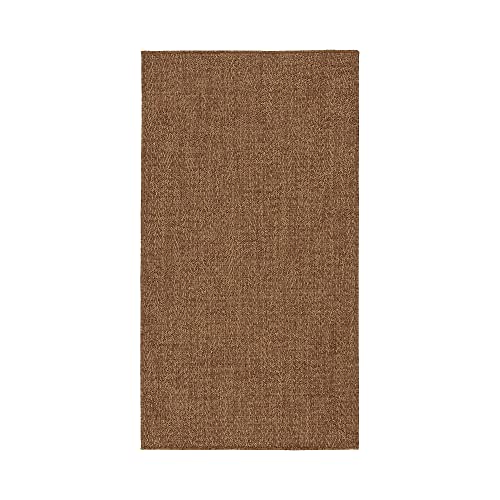 Ikea LYDERSHOLM - Alfombra de tejido plano, 80 x 150 cm, color marrón medio