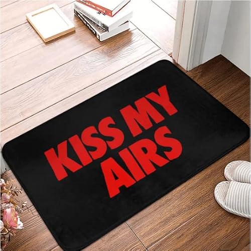 Felpudo Kiss My Airs BRED, Felpudo Antideslizante, Felpudo para Entrada de baño, Cocina, Dormitorio, Resistente al Agua y al Aceite
