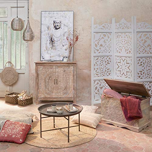 ATMOSPHERA CREATEUR D'INTERIEUR Alfombra de Oro Brillante Juté