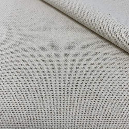 Tela Punch Needle | Ideal para bordado creativo con aguja mágica | 145cm x 50cm | Algodón | Color Beige | de DELICATELA