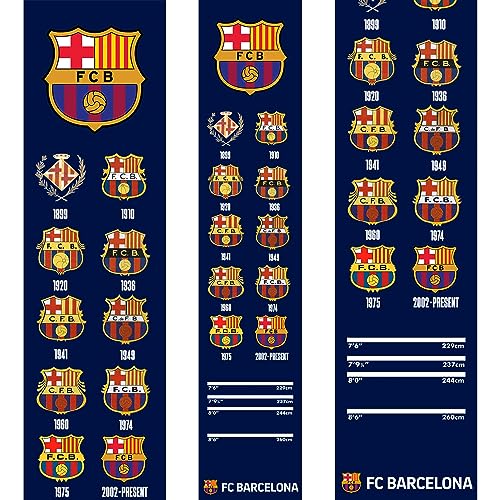 Alfombra con diseño del FC Barcelona con diseño de dardos del Barça Football Club Oche, Retro (BX235)
